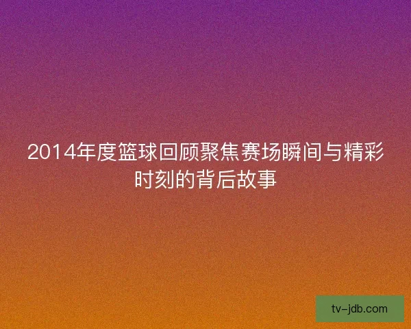 2014年度篮球回顾聚焦赛场瞬间与精彩时刻的背后故事